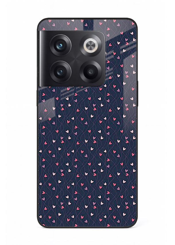 Tiny Heart Sprinkle cute heart sprinkle pattern OnePlus 10T glass back cover