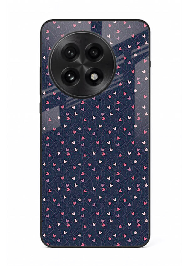 Tiny Heart Sprinkle cute heart sprinkle pattern OnePlus 13R glass back cover