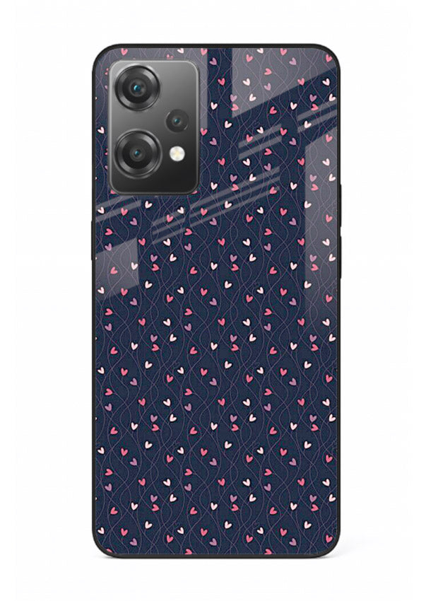 Tiny Heart Sprinkle cute heart sprinkle pattern OnePlus Nord CE2 Lite 5G glass back cover