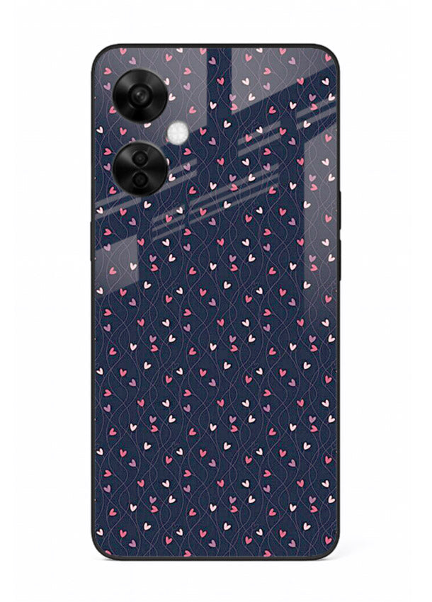 Tiny Heart Sprinkle cute heart sprinkle pattern OnePlus Nord CE3 Lite glass back cover