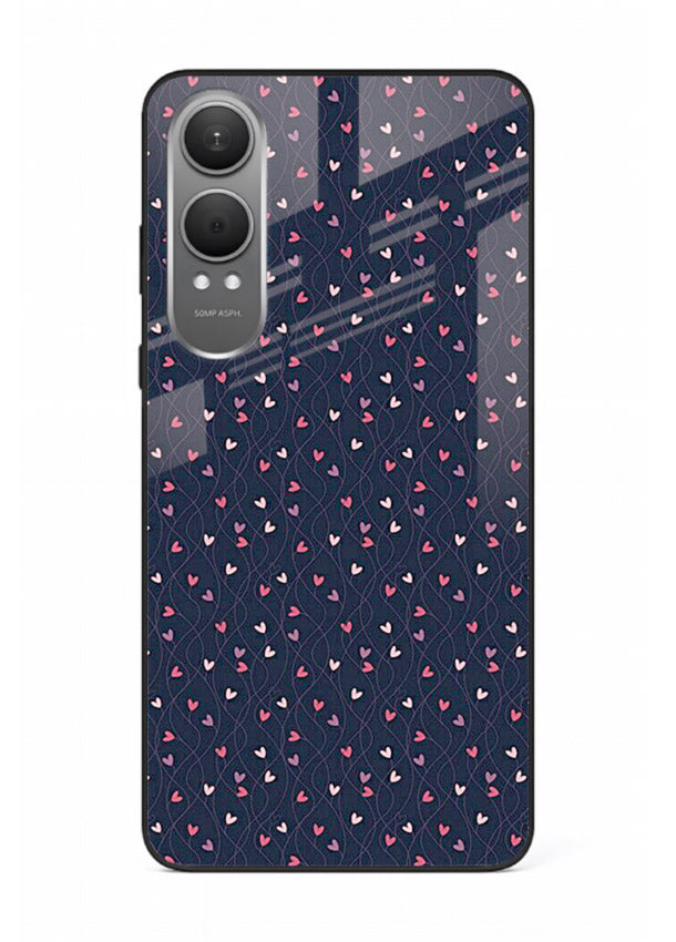 Tiny Heart Sprinkle cute heart sprinkle pattern OnePlus Nord CE4 Lite glass back cover