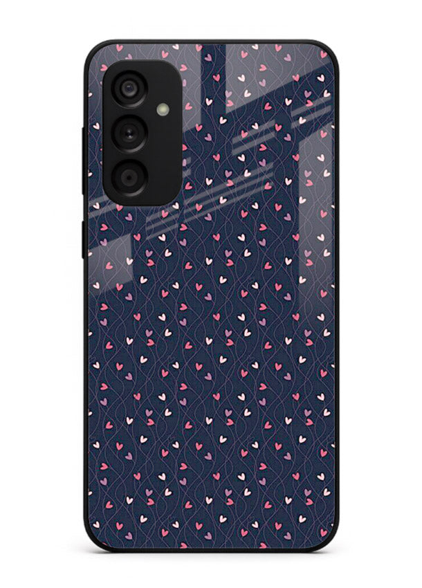 Tiny Heart Sprinkle cute heart sprinkle pattern Samsung F54 5G glass back cover
