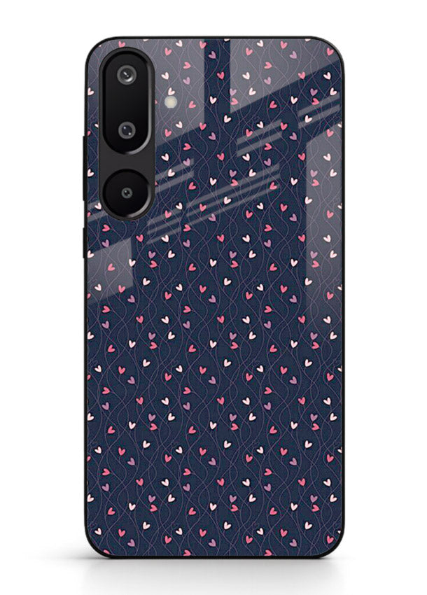Tiny Heart Sprinkle cute heart sprinkle pattern Samsung M16 5G glass back cover