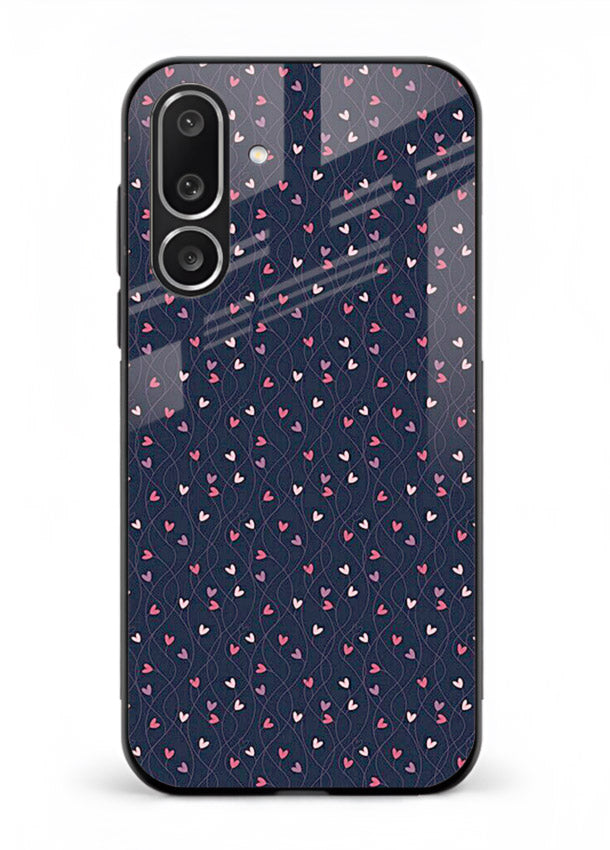 Tiny Heart Sprinkle cute heart sprinkle pattern Samsung M36 5G glass back cover
