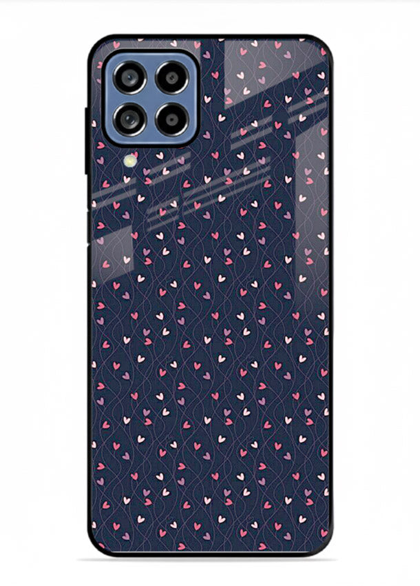 Tiny Heart Sprinkle cute heart sprinkle pattern Samsung M53 5G glass back cover