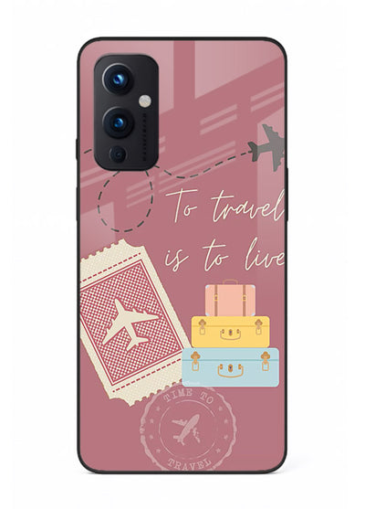To Travel Is Love artwork OnePlus 9 Pro glass back cover