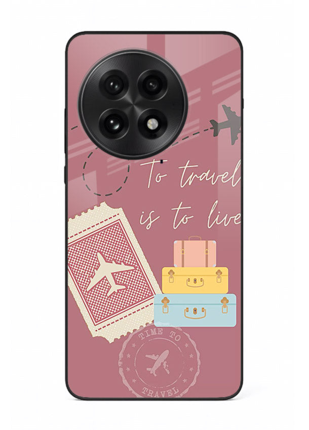 To Travel Is Love artwork OnePlus 13 glass back cover