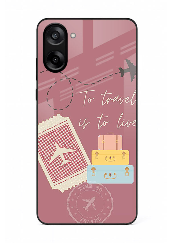 To Travel Is Love artwork OnePlus Nord CE5 glass back cover