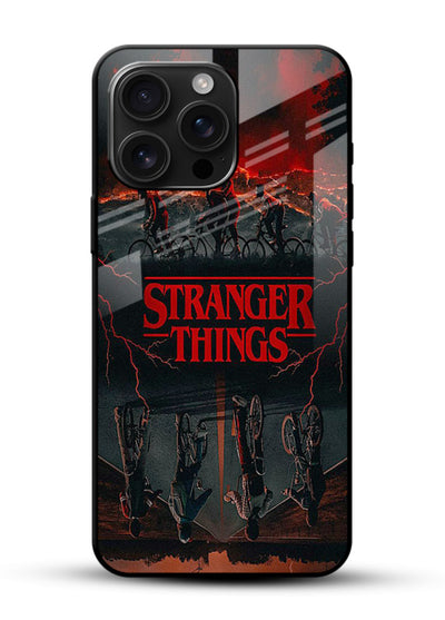 Dark supernatural landscape artwork printed on premium tempered glass phone back cover - 1