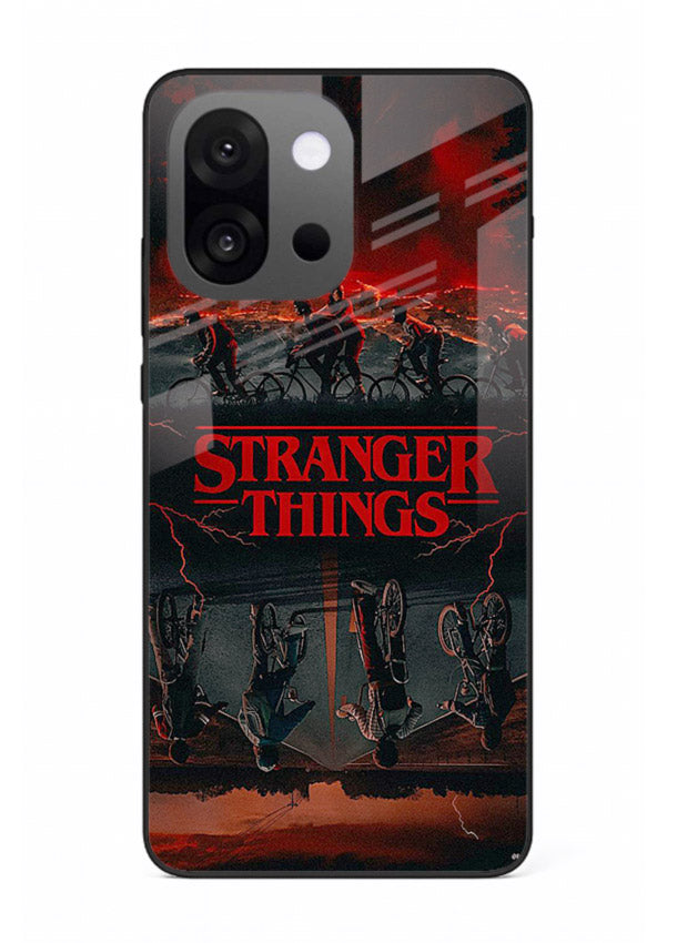 Dark supernatural landscape artwork printed on premium tempered glass OnePlus 13s back cover