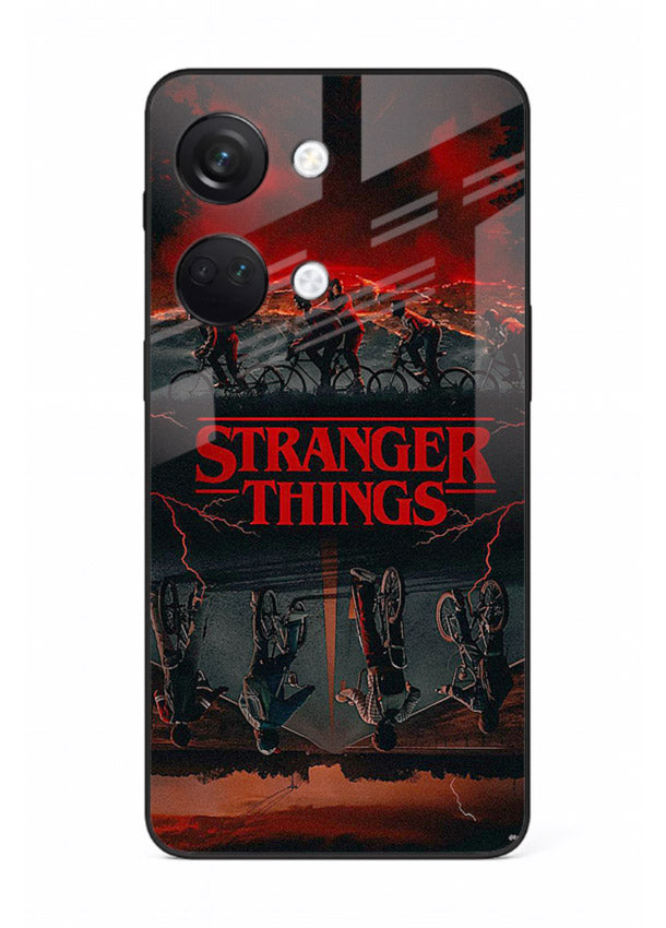 Dark supernatural landscape artwork printed on premium tempered glass OnePlus Nord 3 back cover