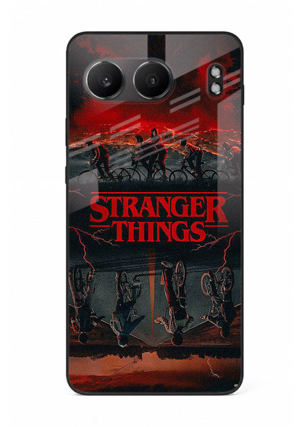 Dark supernatural landscape artwork printed on premium tempered glass OnePlus Nord 4 back cover