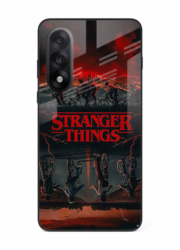 Dark supernatural landscape artwork printed on premium tempered glass OnePlus Nord 5 back cover