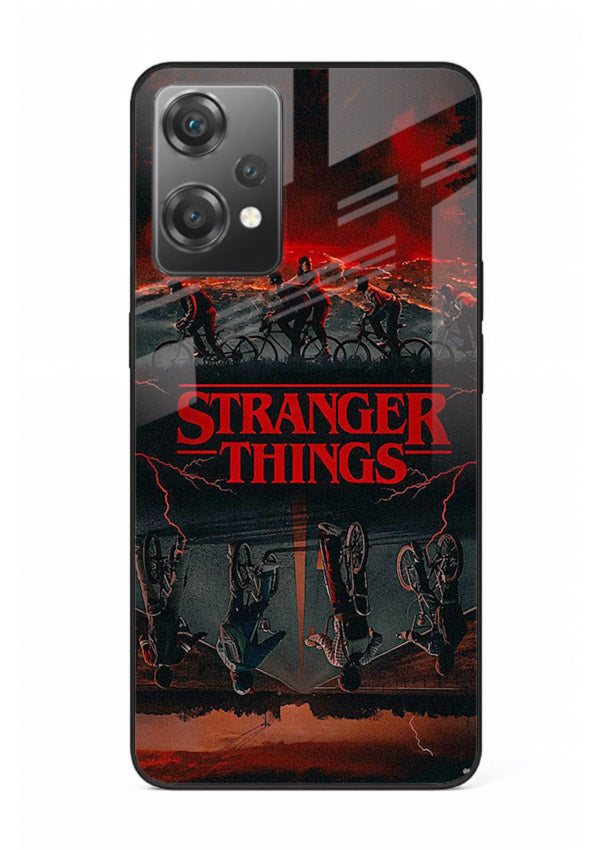 Dark supernatural landscape artwork printed on premium tempered glass OnePlus Nord CE2 Lite 5G back cover
