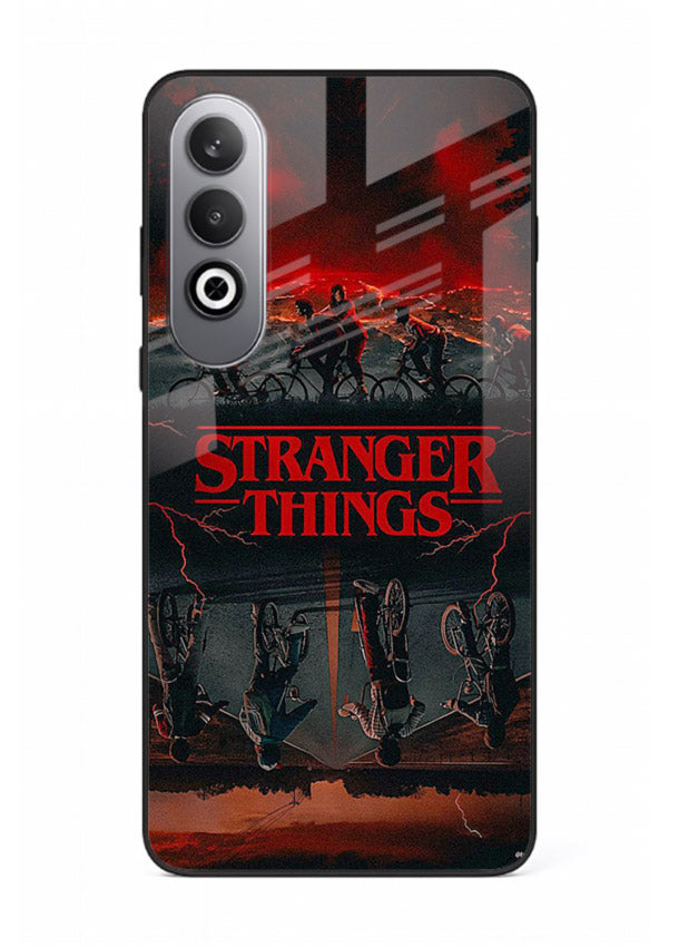 Dark supernatural landscape artwork printed on premium tempered glass OnePlus Nord CE4 back cover