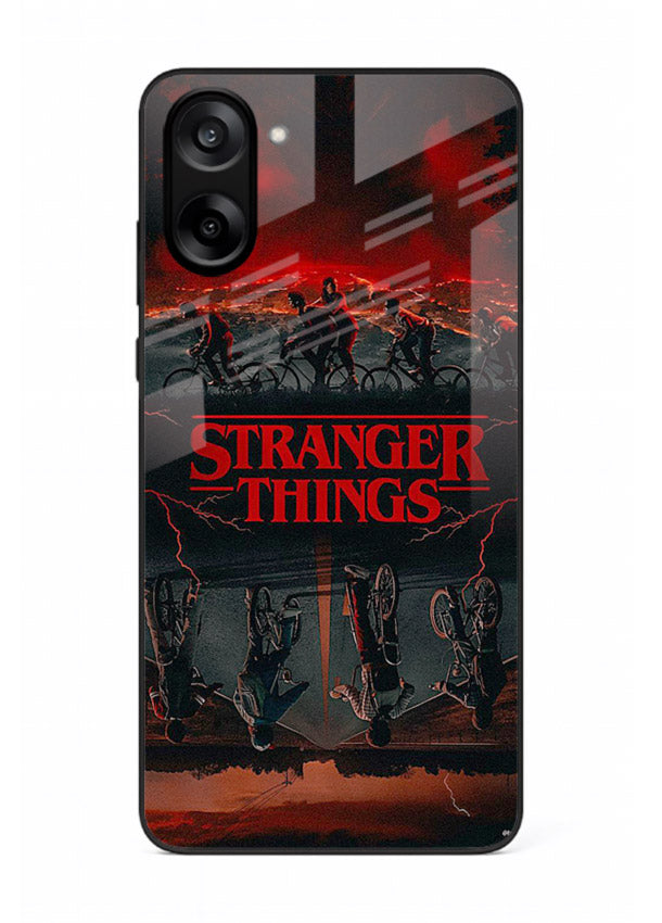 Dark supernatural landscape artwork printed on premium tempered glass OnePlus Nord CE5 back cover