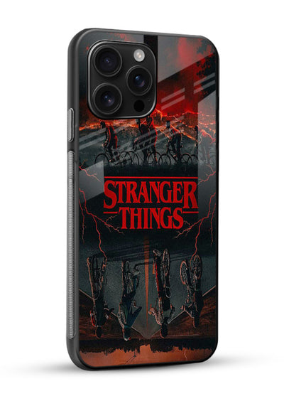 Dark supernatural landscape artwork printed on premium tempered glass phone back cover - 2