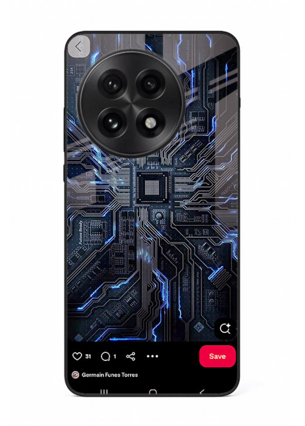 Modern performance car with urban background for OnePlus 13R Back Cover