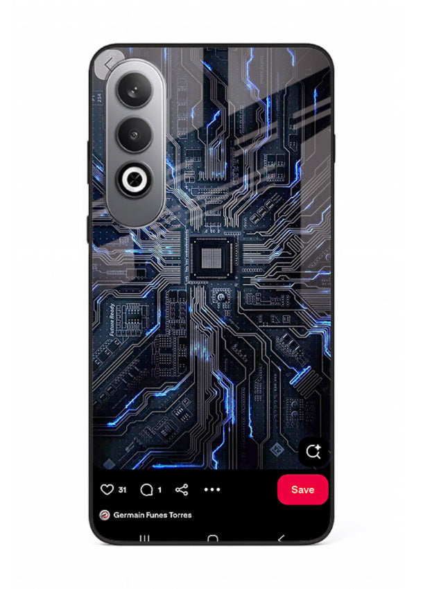 Modern performance car with urban background for OnePlus Nord CE4 Back Cover
