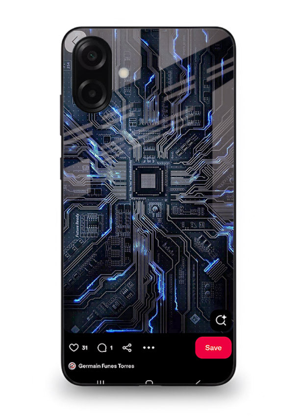Modern performance car with urban background for Samsung A07 4G Back Cover