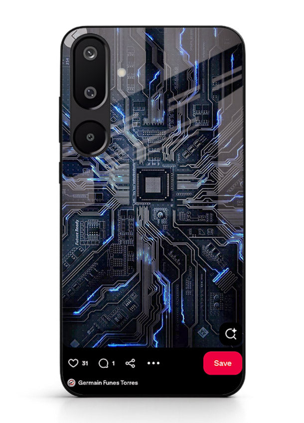 Modern performance car with urban background for Samsung F16 5G Back Cover
