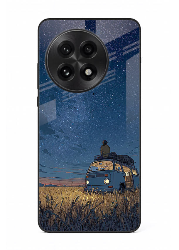 van night sky starry art OnePlus 13R glass cover aesthetic night scenery case