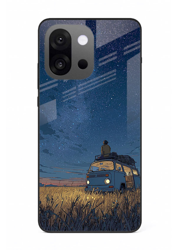 van night sky starry art OnePlus 13s glass cover aesthetic night scenery case