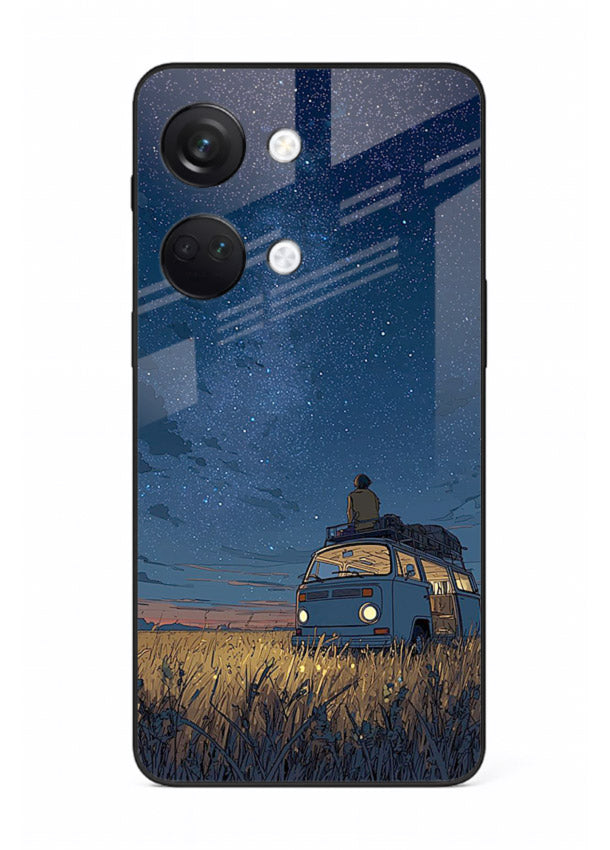 van night sky starry art OnePlus Nord 3 glass cover aesthetic night scenery case