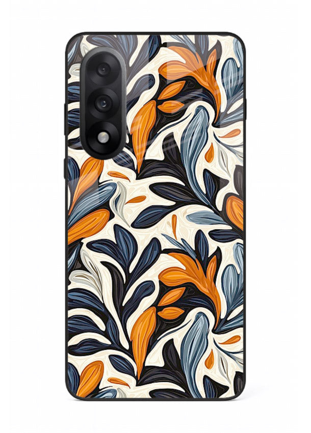 Vintage Leaf Pattern botanical aesthetic OnePlus Nord 5 glass back cover