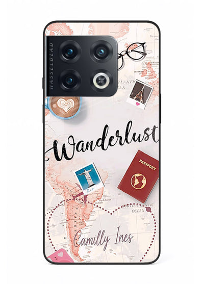 Wanderlust Essentials Art illustration OnePlus 10 Pro glass back cover