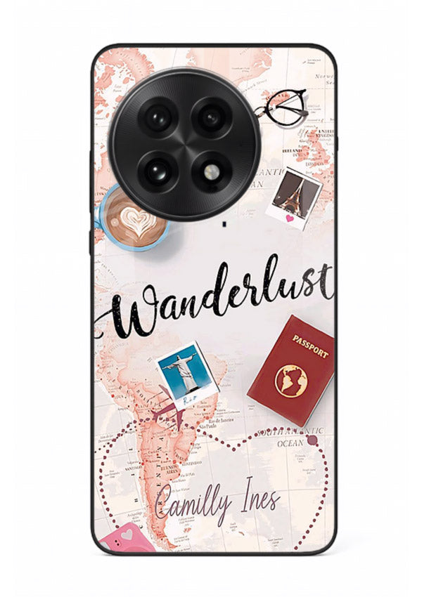 Wanderlust Essentials Art illustration OnePlus 13 glass back cover