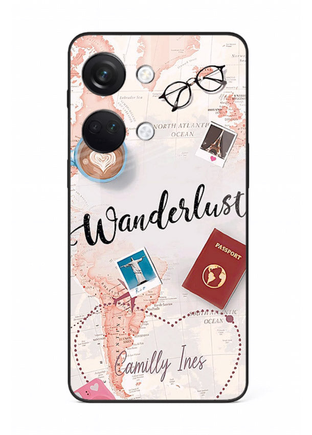 Wanderlust Essentials Art illustration OnePlus Nord 3 glass back cover