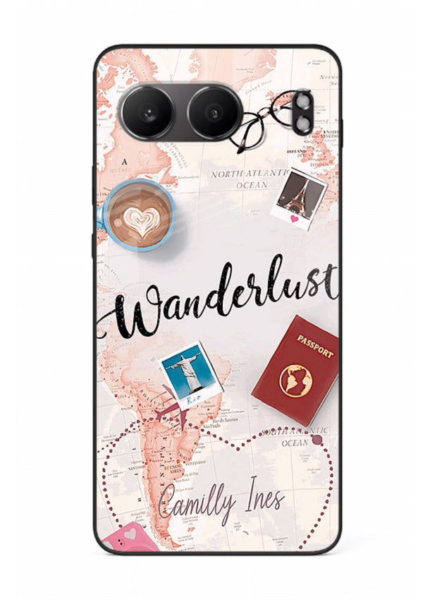 Wanderlust Essentials Art illustration OnePlus Nord 4 glass back cover