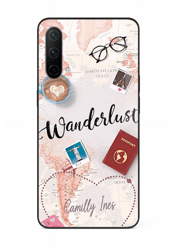 Wanderlust Essentials Art illustration OnePlus Nord CE 5G glass back cover