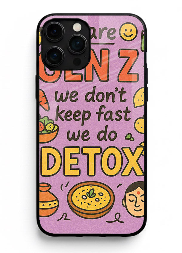Wellness Detox Poster pastel wellness artwork iphone 11 pro max glass back cover