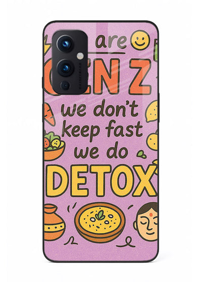 Wellness Detox Poster pastel wellness artwork OnePlus 9 Pro glass back cover