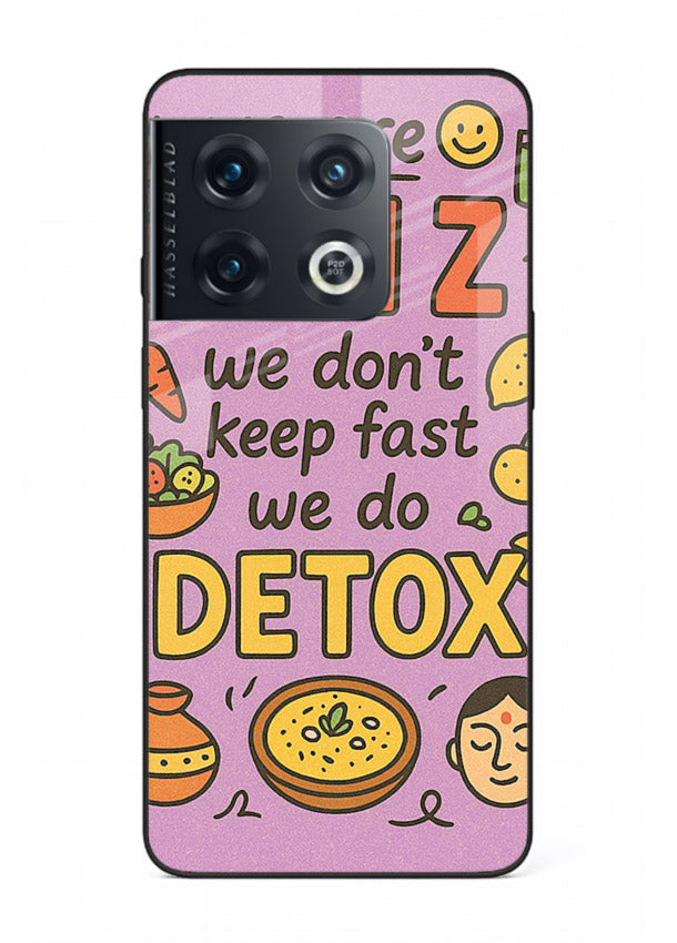 Wellness Detox Poster pastel wellness artwork OnePlus 10 Pro glass back cover
