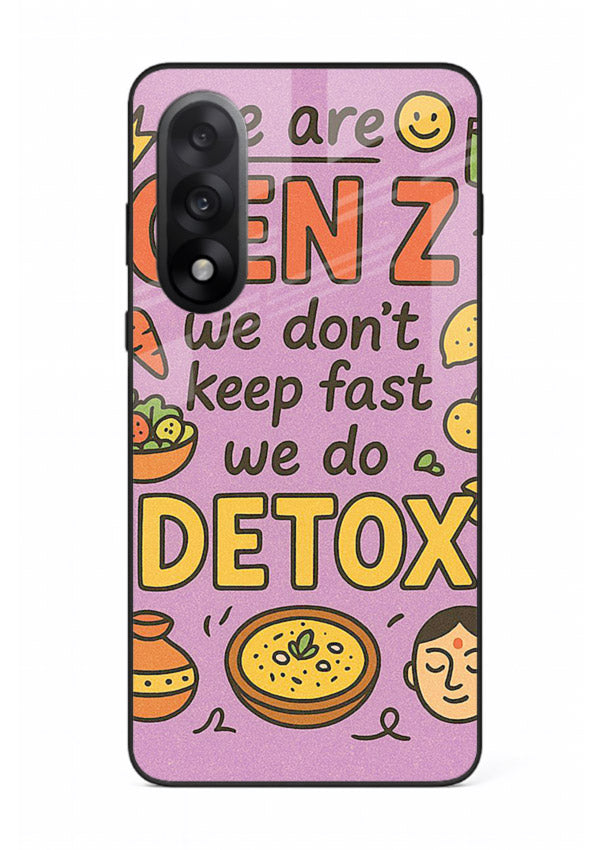 Wellness Detox Poster pastel wellness artwork OnePlus Nord 5 glass back cover