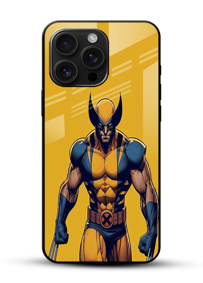 Wolverine Claws of Fury mobile cover for Glossy Vibrant Premium Look - Angle Front