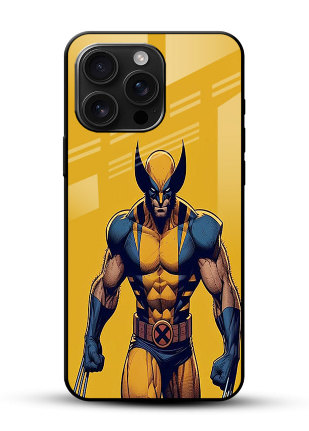 Wolverine Claws of Fury mobile cover for Glossy Vibrant Premium Look - Angle Front