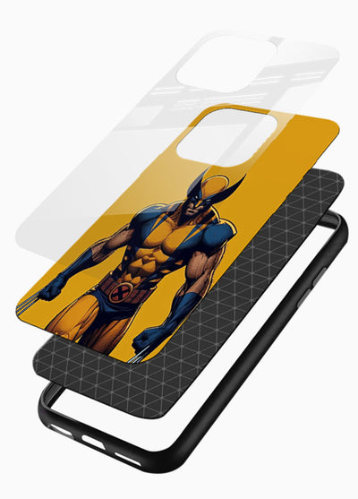 Wolverine Claws of Fury mobile cover for Glossy Vibrant Premium Look - Angle Layers
