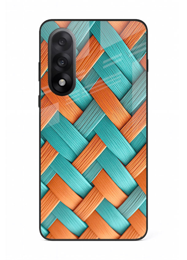 Woven Color Weave artistic woven pattern OnePlus Nord 5 glass back cover