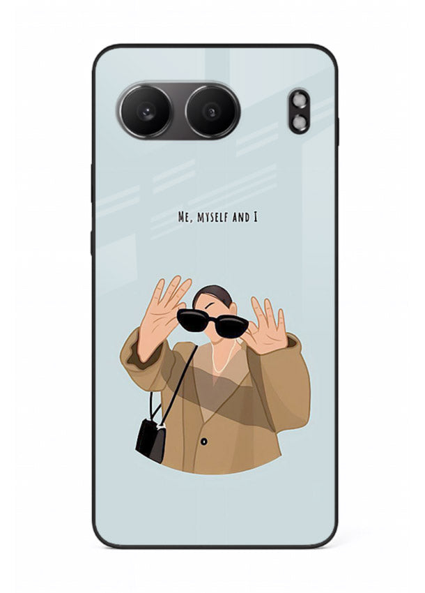 Supportive beige quote printed on OnePlus Nord 4 glass back cover with soft tones.